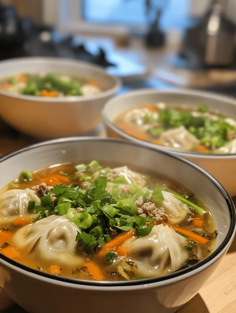 Welcome to the world of Authentic Spicy Dumpling Soup, a dish that embodies warmth, comfort, and a rich tapestry of flavors. This delightful soup hails from the heart of Asian cuisine, where dumplings are cherished not just as a meal, but as a cultural symbol of togetherness and celebration. Originating from various regions, especially in East Asia, dumplings have been a staple for centuries, often served during festive occasions or family gatherings. The act of preparing dumplings, from kneading the dough to shaping each delicate parcel, is a beloved family tradition that brings people together, making this soup not just a dish but a heartfelt experience.