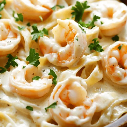 Creamy Garlic Shrimp Pasta is a dish that beautifully balances indulgence and ease, making it a go-to choice for both casual weeknight dinners and special occasions. This delicious meal combines succulent shrimp with a rich and creamy sauce, enveloping perfectly cooked pasta for a comforting and satisfying dining experience. The beauty of this dish lies not only in its mouthwatering flavor but also in its quick preparation. In less than 30 minutes, you can whip up this delightful meal, which has earned its place as a favorite among seafood lovers and pasta enthusiasts alike.