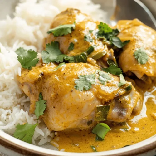 Kuku Paka is a dish that embodies the vibrant flavors and rich culinary heritage of East Africa, particularly within the Swahili culture. This delightful recipe showcases succulent chicken thighs enveloped in a luxurious, creamy coconut sauce, making it a staple in many households across the coastal regions of Kenya and Tanzania. The dish not only serves as a testament to the use of locally sourced ingredients, such as fresh coconut milk and spices, but also highlights the cultural exchange that has influenced Swahili cuisine over the centuries.