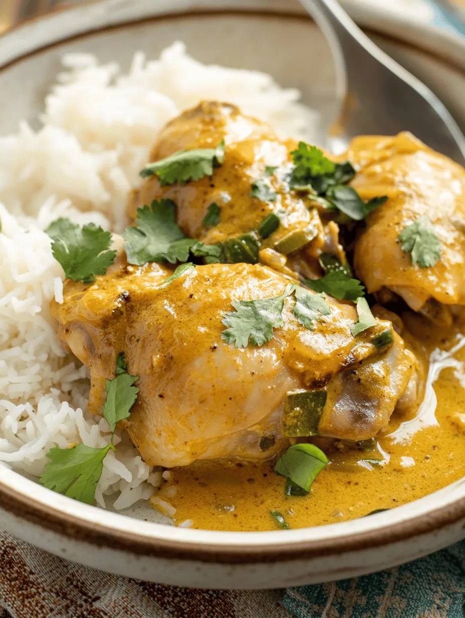 Kuku Paka is a dish that embodies the vibrant flavors and rich culinary heritage of East Africa, particularly within the Swahili culture. This delightful recipe showcases succulent chicken thighs enveloped in a luxurious, creamy coconut sauce, making it a staple in many households across the coastal regions of Kenya and Tanzania. The dish not only serves as a testament to the use of locally sourced ingredients, such as fresh coconut milk and spices, but also highlights the cultural exchange that has influenced Swahili cuisine over the centuries.