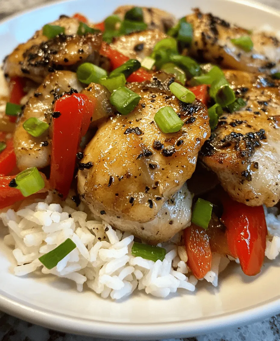 Welcome to the world of bold flavors and tantalizing aromas that is Spicy Black Pepper Chicken Delight. This dish stands out in the realm of Asian cuisine, offering a delightful blend of heat and savory goodness that is sure to excite your palate. If you’re a spice lover, this recipe will quickly become one of your favorites, as it masterfully marries the pungency of black pepper with the tenderness of chicken, creating a dish that is both satisfying and delicious.