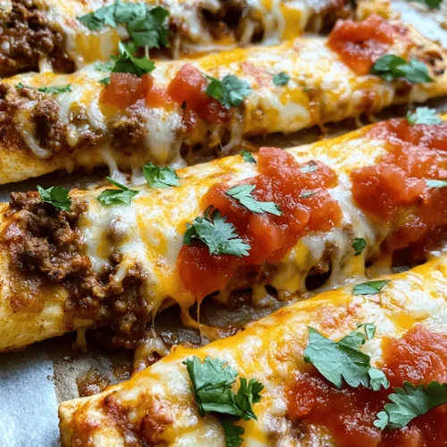 If you’re searching for a fun and delicious twist on traditional tacos, look no further than Cheesy Taco Sticks. These savory snacks combine the beloved flavors of tacos with the irresistible appeal of cheesy, crispy goodness. Perfect for family dinners, parties, or game day gatherings, Cheesy Taco Sticks are a versatile dish that everyone can enjoy. The beauty of this recipe lies in its ability to bring together familiar tastes in a new and exciting format, making it a hit among both kids and adults alike.