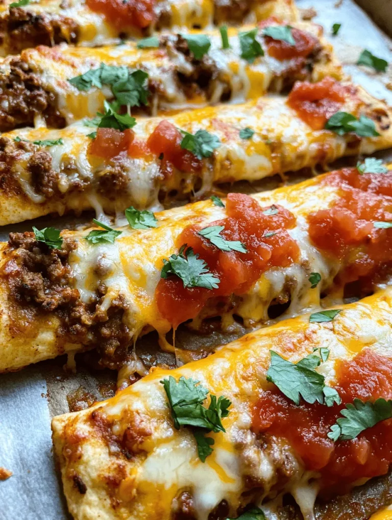 If you’re searching for a fun and delicious twist on traditional tacos, look no further than Cheesy Taco Sticks. These savory snacks combine the beloved flavors of tacos with the irresistible appeal of cheesy, crispy goodness. Perfect for family dinners, parties, or game day gatherings, Cheesy Taco Sticks are a versatile dish that everyone can enjoy. The beauty of this recipe lies in its ability to bring together familiar tastes in a new and exciting format, making it a hit among both kids and adults alike.