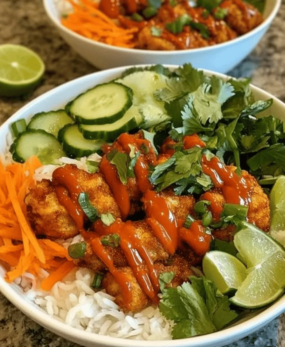 Bang Bang Chicken Bowls are a vibrant, mouthwatering dish that has taken the culinary world by storm. Originating from Asian cuisine, this dish combines succulent chicken with an explosion of flavors, making it a favorite among food enthusiasts. The allure of Bang Bang Chicken Bowls lies not only in their irresistible taste but also in their versatility; they can be easily adapted to suit various dietary preferences and are perfect for family dinners or meal prep.