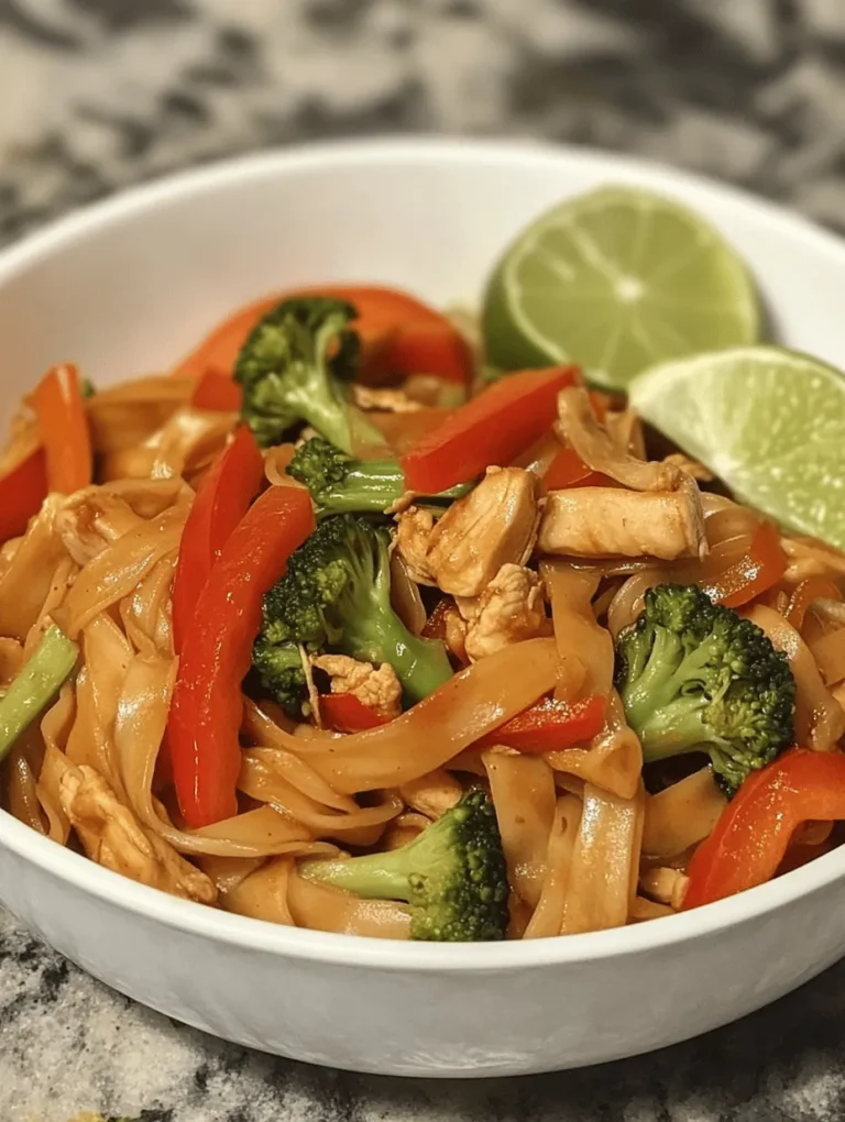 When it comes to Thai cuisine, few dishes command as much attention and admiration as Spicy Drunken Noodles, also known as "Pad Kee Mao." This vibrant dish is a beloved staple not only in Thailand but also in Thai restaurants across the globe. The name "drunken noodles" is believed to stem from the notion that this dish is a popular choice among the drunken crowd, thanks to its bold flavors and spicy kick that perfectly complement a late-night outing.