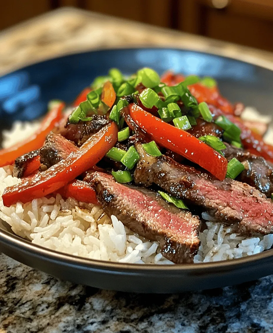 If you're searching for a quick, delicious meal that packs a punch of flavor, look no further than Sizzling Pepper Steak with Onions. This delectable dish combines juicy beef with the vibrant crunch of bell peppers and the sweetness of onions, all brought together in a savory sauce that will tantalize your taste buds. The appeal of this recipe lies not only in its rich and satisfying flavors but also in its simplicity, making it an ideal option for busy weeknights or impressing guests at a dinner party.