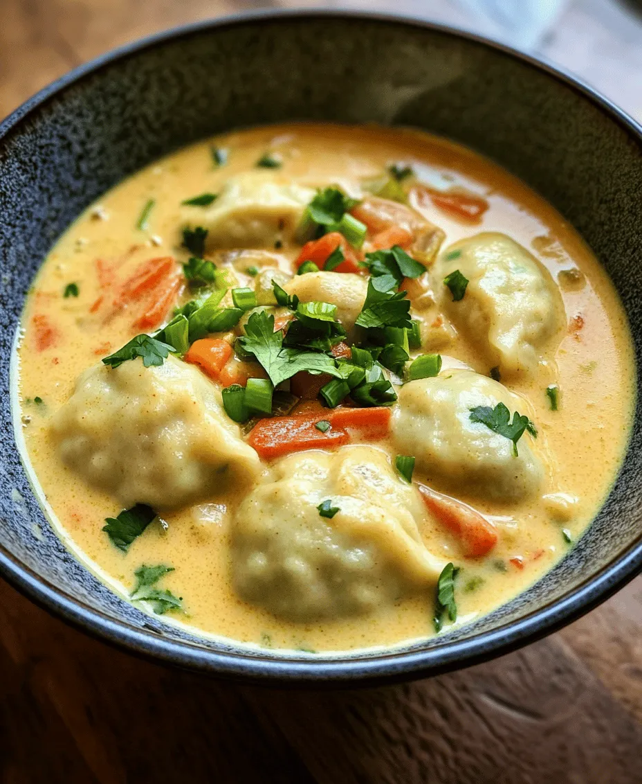 Curry dumpling soup is a delightful fusion dish that brings together the warmth of comforting soup and the satisfying bite of tender dumplings, creating an experience that is both heartwarming and delicious. This dish stands out for its rich, aromatic flavors and diverse textures, making it a beloved choice for many who seek both comfort and nourishment in a bowl. The combination of savory broth, succulent dumplings, and vibrant spices transforms a simple meal into an unforgettable culinary experience.