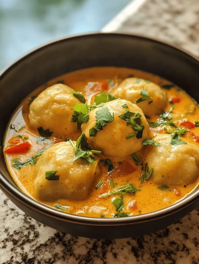 Curry dumpling soup is a delightful fusion dish that brings together the warmth of comforting soup and the satisfying bite of tender dumplings, creating an experience that is both heartwarming and delicious. This dish stands out for its rich, aromatic flavors and diverse textures, making it a beloved choice for many who seek both comfort and nourishment in a bowl. The combination of savory broth, succulent dumplings, and vibrant spices transforms a simple meal into an unforgettable culinary experience.