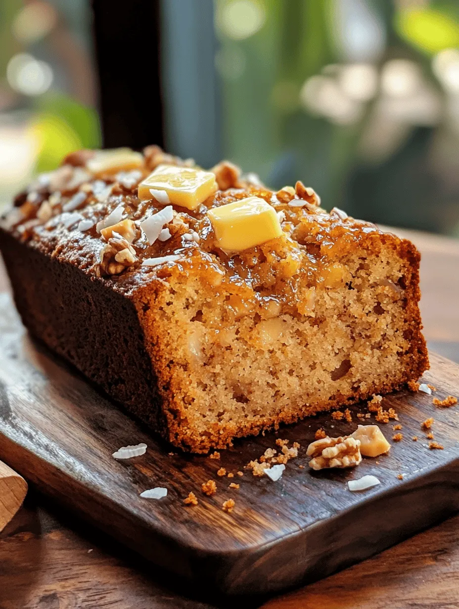 To craft the perfect Aloha Island Banana Bread, it's essential to understand each ingredient's role and how they contribute to the overall flavor and texture of the bread. Each component plays an integral part in achieving that tropical taste and delightful mouthfeel.