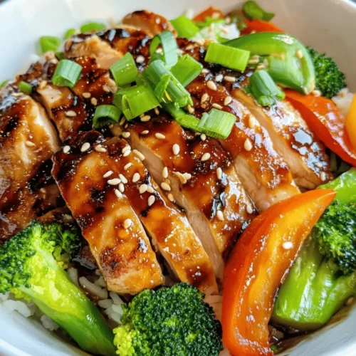 The Teriyaki Chicken Rice Bowl is a beloved dish that brings together the delightful flavors of Japanese cuisine with the nutritional benefits of a wholesome meal. Known for its harmonious blend of sweet, savory, and umami flavors, this dish has garnered a significant following among food enthusiasts around the world. The appeal of the Teriyaki Chicken Rice Bowl lies not only in its taste but also in its simplicity and versatility. It's a meal that can be easily prepared on a weeknight, making it perfect for busy families or anyone looking for a delicious yet quick dinner option.