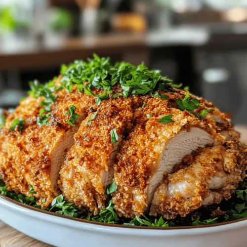 Longhorn Parmesan Crusted Chicken is a dish that has captured the hearts of chicken lovers everywhere. Renowned for its irresistible combination of flavors and textures, this recipe highlights the succulent qualities of chicken breasts while enveloping them in a deliciously crunchy crust. With its rich, cheesy flavor and satisfying crunch, it’s a dish that brings a touch of restaurant-quality dining right into your home.
