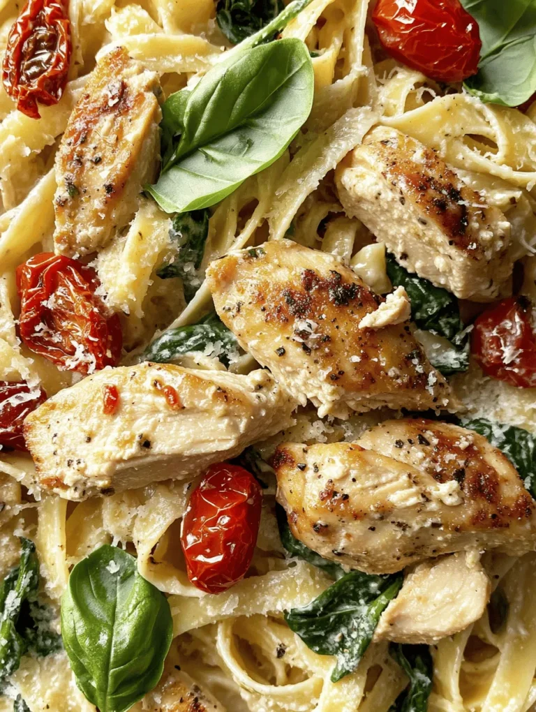 Tuscan cuisine is celebrated for its focus on fresh, vibrant ingredients, drawing inspiration from the stunning landscapes and rich agricultural traditions of Italy's Tuscany region. The essence of Tuscan cooking lies in its simplicity, highlighting the natural flavors of quality produce, herbs, and meats. Among the many delightful dishes that emerge from this culinary tradition, Tuscan Chicken Pasta stands out as a perfect representation of this ethos. This dish is characterized by its creamy texture, a medley of flavorful ingredients, and a preparation style that makes it accessible for both busy weeknights and special occasions.