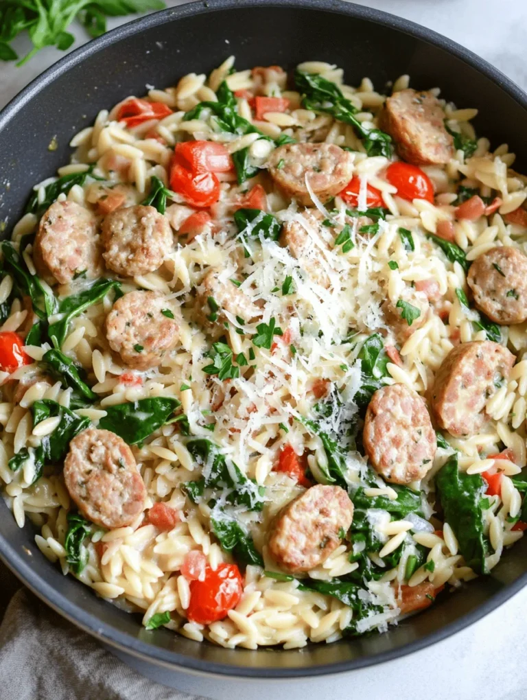 When it comes to weeknight dinners, few dishes combine convenience and comfort quite like a creamy chicken sausage orzo skillet. This delightful recipe stands out not only for its rich and creamy texture but also for its robust flavors that cater to even the pickiest of eaters. Perfect for busy families, this one-pan meal simplifies the cooking process while providing a nourishing and satisfying dish that everyone will love.