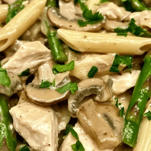 If you're in search of a dish that beautifully balances flavor, texture, and convenience, look no further than creamy mushroom and asparagus chicken penne. This luscious pasta dish offers a delightful fusion of creamy, savory, and earthy notes that tantalize your taste buds with every bite. The combination of tender chicken, vibrant asparagus, and earthy mushrooms enveloped in a rich, creamy sauce makes it a standout option for both busy weeknights and special gatherings with family and friends.