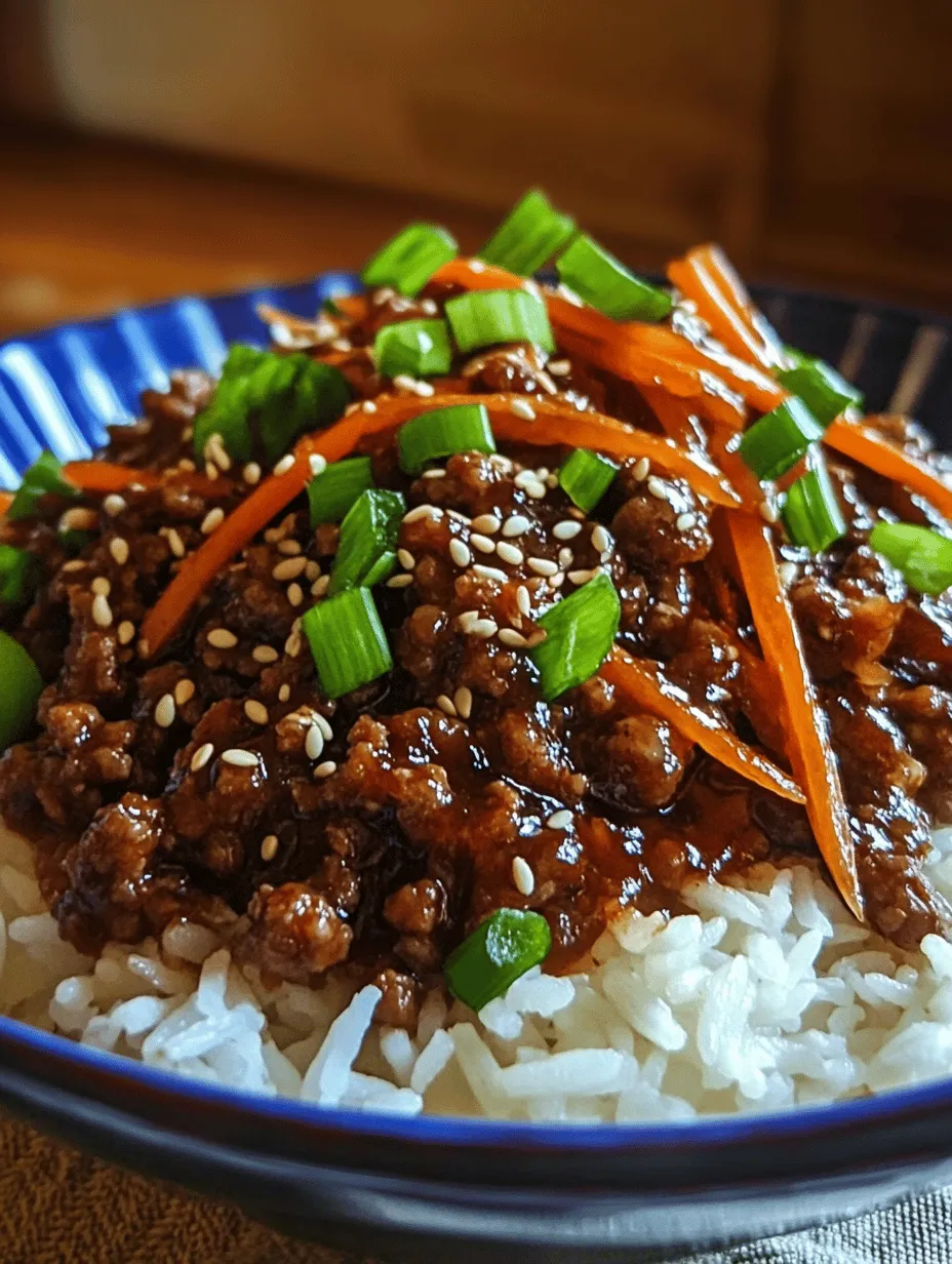 Korean cuisine has captured the hearts and palates of food lovers around the globe. Known for its bold flavors, vibrant colors, and harmonious balance between spicy, sweet, and savory elements, Korean dishes have become a staple in many households. Among these delightful offerings is the Korean Ground Beef Bowl Delight, a dish that embodies the essence of Korean cooking while being incredibly versatile. Whether you are preparing a comforting family meal or looking for a quick yet satisfying weeknight dinner, this dish is sure to impress.