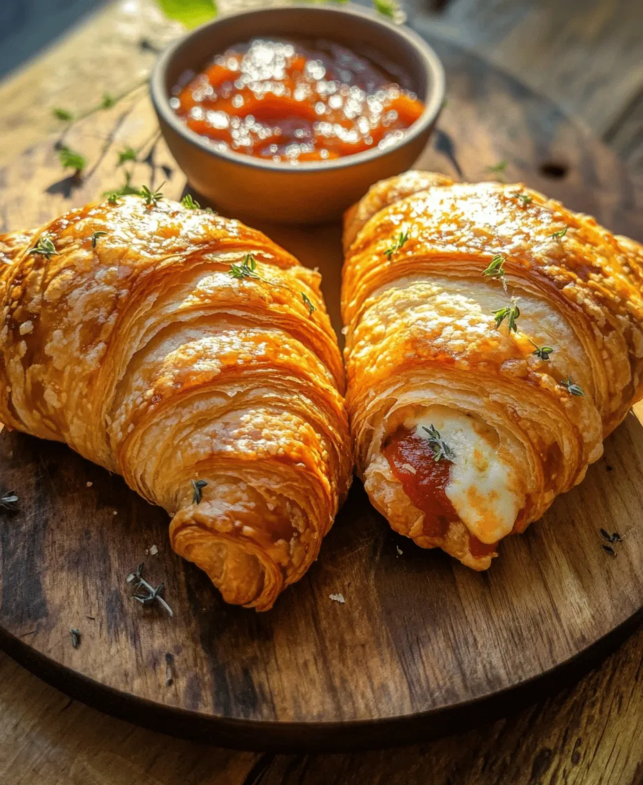 Croissants are more than just pastries; they are a symbol of culinary artistry and indulgence. Originating from France, these flaky, buttery delights have captured hearts and taste buds around the world. Their versatility makes them perfect for both sweet and savory applications, allowing chefs and home cooks alike to experiment with a myriad of fillings and toppings. One such delightful creation is the Mozzarella Pepperoni Croissant Rolls, a mouthwatering fusion of classic flavors that brings together the rich essence of mozzarella and the zesty kick of pepperoni, all wrapped within a buttery crescent roll dough.