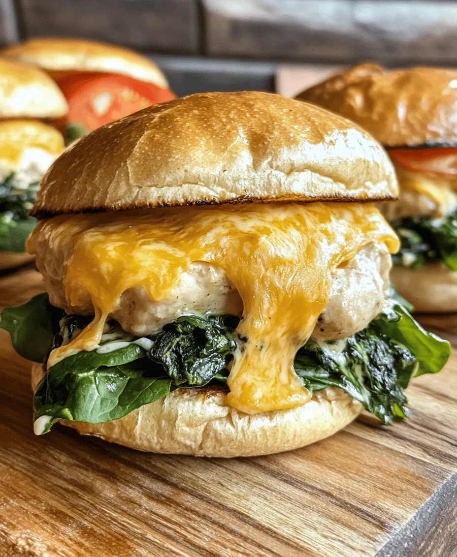 In the realm of culinary delights, the combination of flavors and textures can elevate a simple meal into a memorable dining experience. One such creation is the White Cheddar and Spinach Chicken Burgers, a delightful twist on traditional burgers that brings together lean protein, nutritious greens, and rich cheese. These burgers not only tantalize the taste buds but also offer a healthier alternative to classic beef patties, making them a perfect choice for anyone looking to indulge without the guilt.