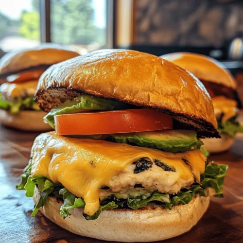 In the realm of culinary delights, the combination of flavors and textures can elevate a simple meal into a memorable dining experience. One such creation is the White Cheddar and Spinach Chicken Burgers, a delightful twist on traditional burgers that brings together lean protein, nutritious greens, and rich cheese. These burgers not only tantalize the taste buds but also offer a healthier alternative to classic beef patties, making them a perfect choice for anyone looking to indulge without the guilt.