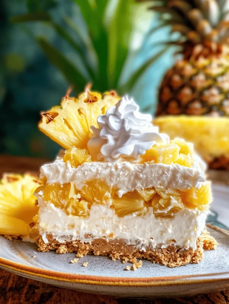 In the realm of desserts, few things can match the allure of no-bake treats. They offer a delightful escape from the heat of the oven, allowing you to whip up something sweet and refreshing without the need for extensive cooking. This is especially appealing during warm weather when you crave something light and flavorful without the hassle of baking. One standout option in this category is the Tropical Delight: No Bake Pineapple Cream Dessert.