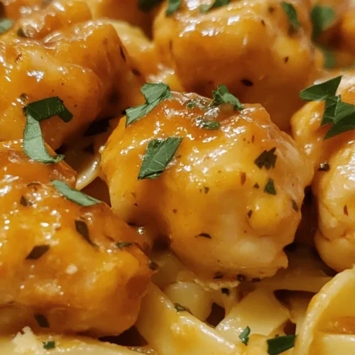 If you're in search of a dish that brings comfort and satisfaction to the dinner table, look no further than Garlic Butter Chicken Bites with Savory Creamy Parmesan Pasta. This delightful recipe combines tender, juicy chicken bites, infused with the rich flavors of garlic and butter, alongside a creamy parmesan pasta that is nothing short of indulgent. The harmony of flavors and textures in this dish makes it an instant favorite for families, as well as a showstopper for entertaining guests.