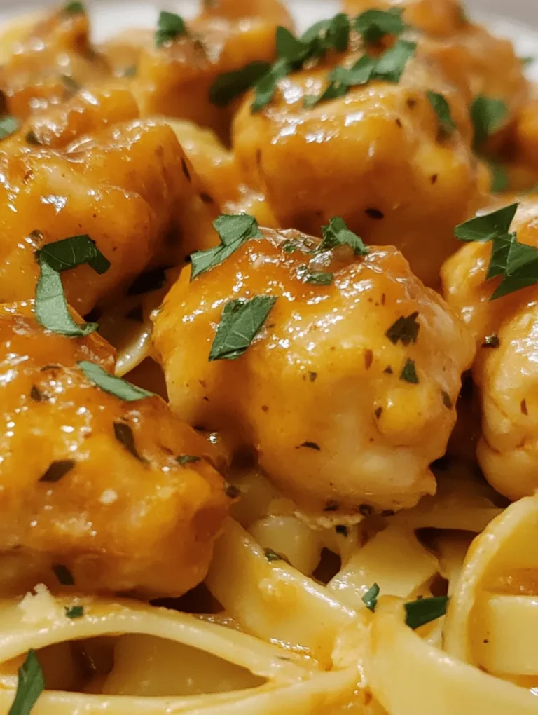 If you're in search of a dish that brings comfort and satisfaction to the dinner table, look no further than Garlic Butter Chicken Bites with Savory Creamy Parmesan Pasta. This delightful recipe combines tender, juicy chicken bites, infused with the rich flavors of garlic and butter, alongside a creamy parmesan pasta that is nothing short of indulgent. The harmony of flavors and textures in this dish makes it an instant favorite for families, as well as a showstopper for entertaining guests.