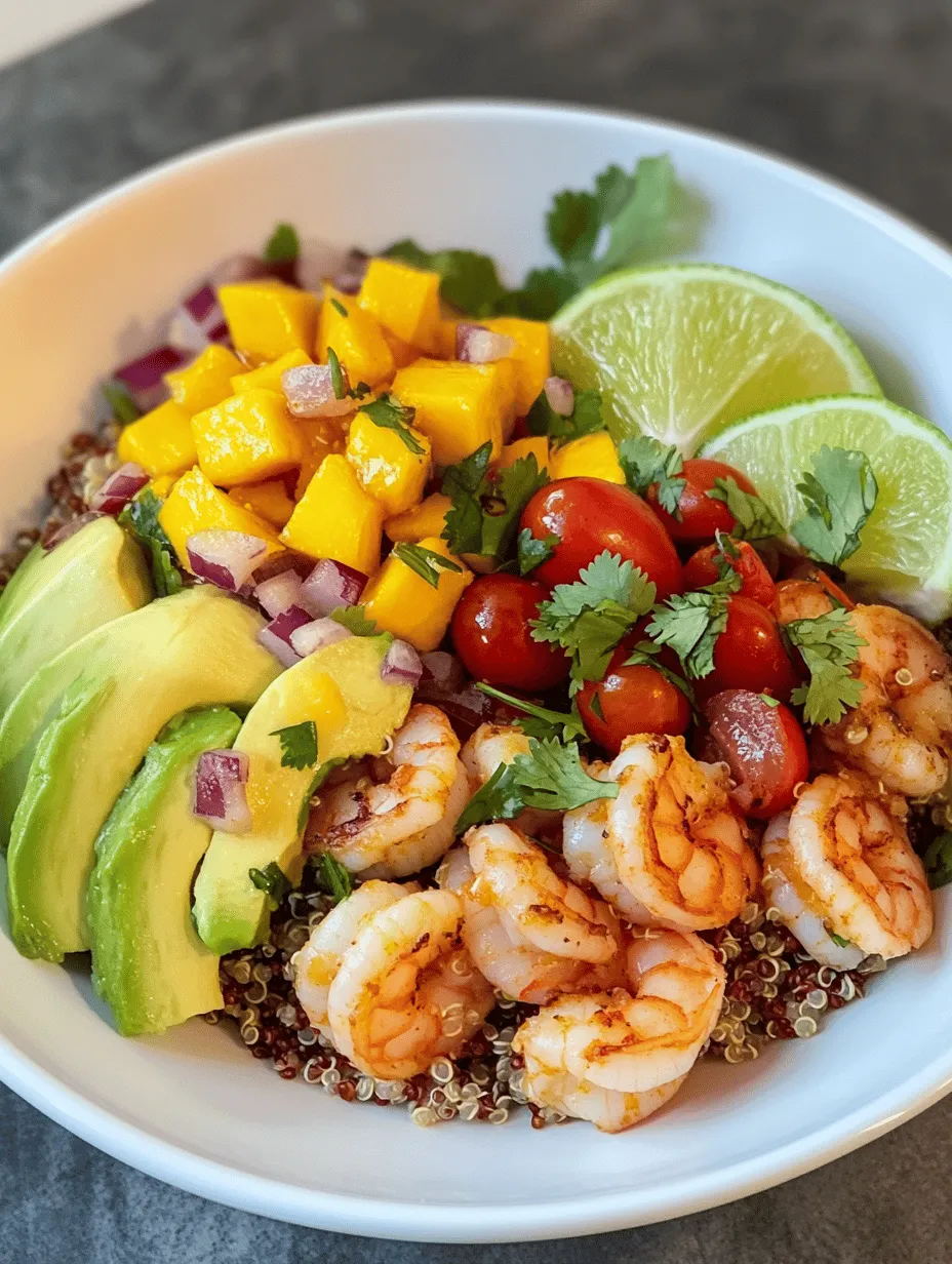 In the realm of culinary delights, few dishes can rival the vibrancy and freshness of Shrimp and Avocado Bowls with Mango Salsa & Lime-Chili Sauce. This dish encapsulates the essence of summer with its bright colors, tantalizing flavors, and refreshing ingredients, making it an ideal choice for a light meal or a gathering with friends. With each bite, you experience a harmonious blend of succulent shrimp, creamy avocado, and sweet mango, all coming together to create a delightful symphony of flavors on your palate.