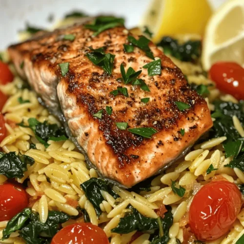 In the fast-paced world of modern cooking, one-skillet meals have emerged as a saving grace for those seeking both convenience and flavor. One such dish that beautifully encapsulates this trend is "One Skillet Salmon with Lemon Orzo." This recipe not only promises a burst of citrusy freshness but also delivers a hearty meal that can be made in less than 30 minutes. With its vibrant colors and rich flavors, this dish is a feast for both the eyes and the palate.