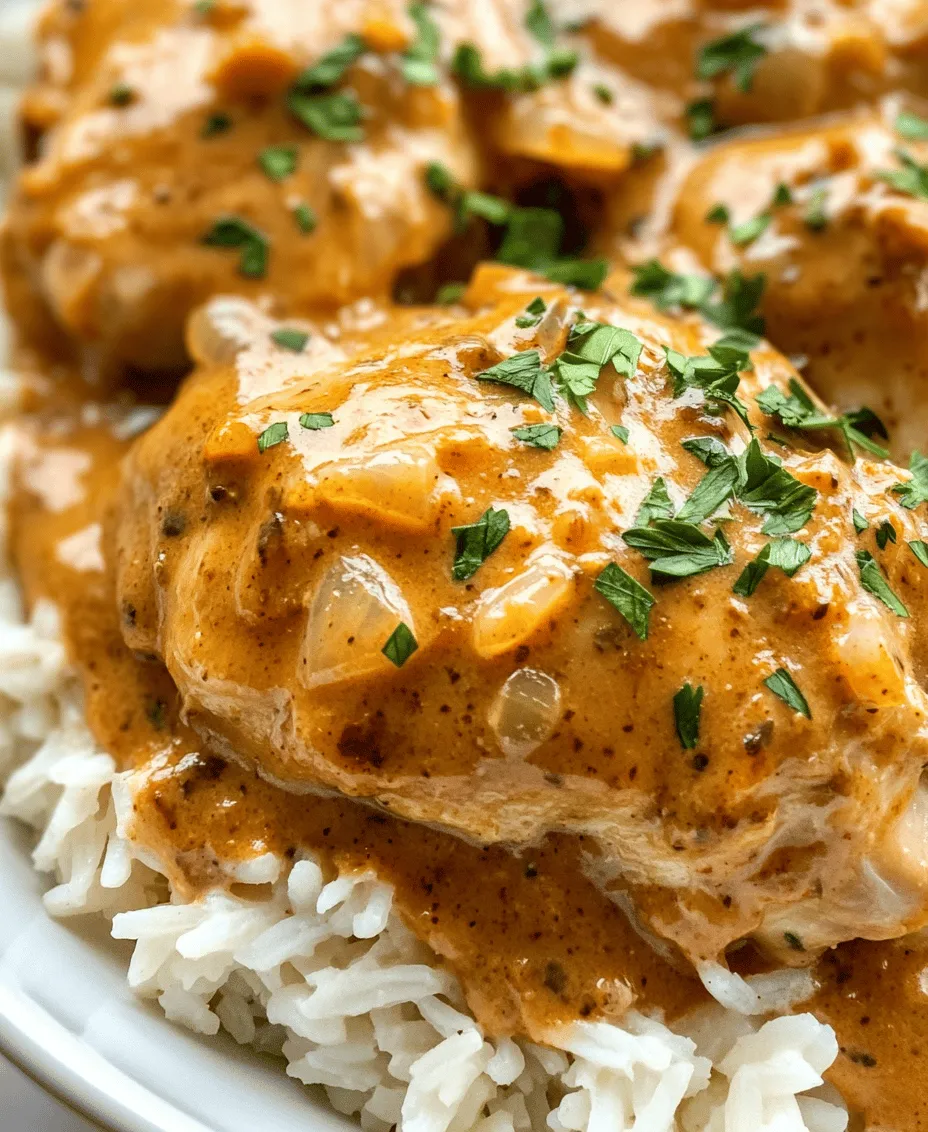 Creamy Smothered Chicken and Rice is a quintessential one-pot meal that offers a warm embrace with every bite. This comforting dish combines tender chicken thighs, fluffy rice, and a rich, creamy sauce that brings together an array of flavors. Perfect for busy weeknights or family gatherings, it provides both simplicity and satisfaction, making it an ideal choice for those looking to serve a hearty meal without the hassle of multiple pots and pans. The allure of Creamy Smothered Chicken and Rice lies not only in its taste but also in its ability to gather loved ones around the dining table, sharing moments and memories.