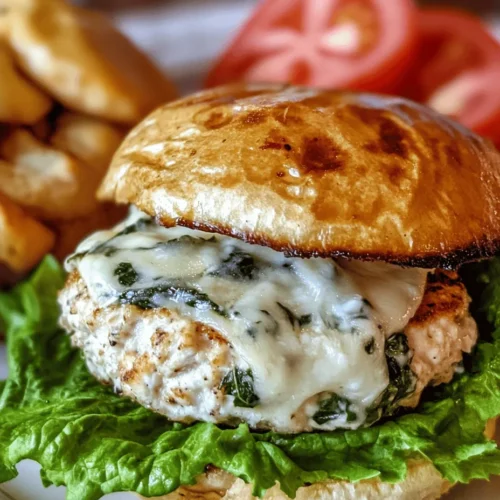 In recent years, chicken burgers have gained popularity as a flavorful and healthier alternative to traditional beef burgers. They provide a lighter option while still delivering the satisfying experience of a classic burger. Among the various chicken burger recipes, the White Cheddar and Spinach Chicken Burgers stand out for their unique flavor profile and nutritional benefits. This recipe beautifully marries the creamy richness of white cheddar cheese with the fresh, vibrant taste of spinach, creating a delectable burger that’s not just delicious but also packed with nutrients.