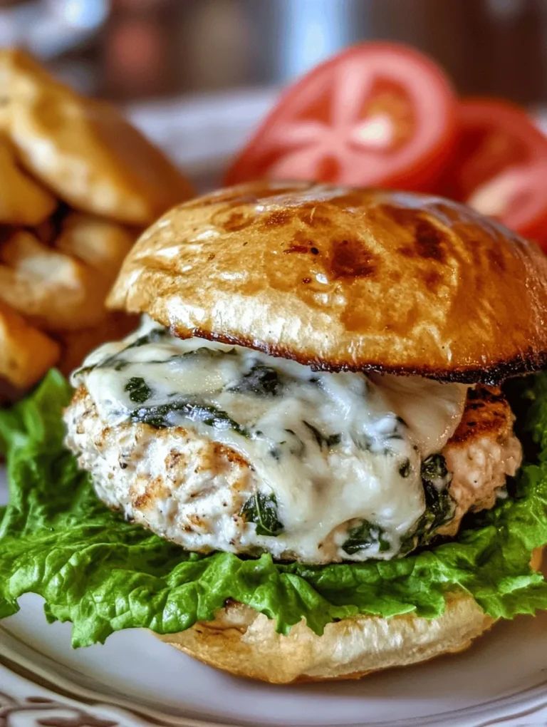 In recent years, chicken burgers have gained popularity as a flavorful and healthier alternative to traditional beef burgers. They provide a lighter option while still delivering the satisfying experience of a classic burger. Among the various chicken burger recipes, the White Cheddar and Spinach Chicken Burgers stand out for their unique flavor profile and nutritional benefits. This recipe beautifully marries the creamy richness of white cheddar cheese with the fresh, vibrant taste of spinach, creating a delectable burger that’s not just delicious but also packed with nutrients.
