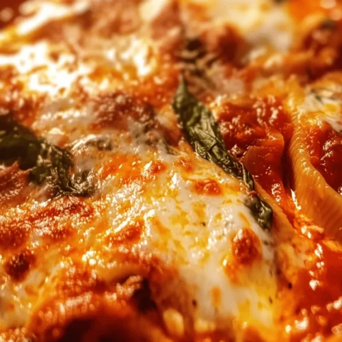 If you’re looking for a comforting and delicious meal that combines simplicity with wholesome ingredients, look no further than Easy Spinach & Ricotta Stuffed Shells. This delightful dish features large pasta shells filled with a creamy blend of ricotta cheese and fresh spinach, all topped with a rich marinara sauce and melted mozzarella. Whether you’re cooking for a family dinner, a potluck, or simply treating yourself to a cozy night in, these stuffed shells are sure to impress.
