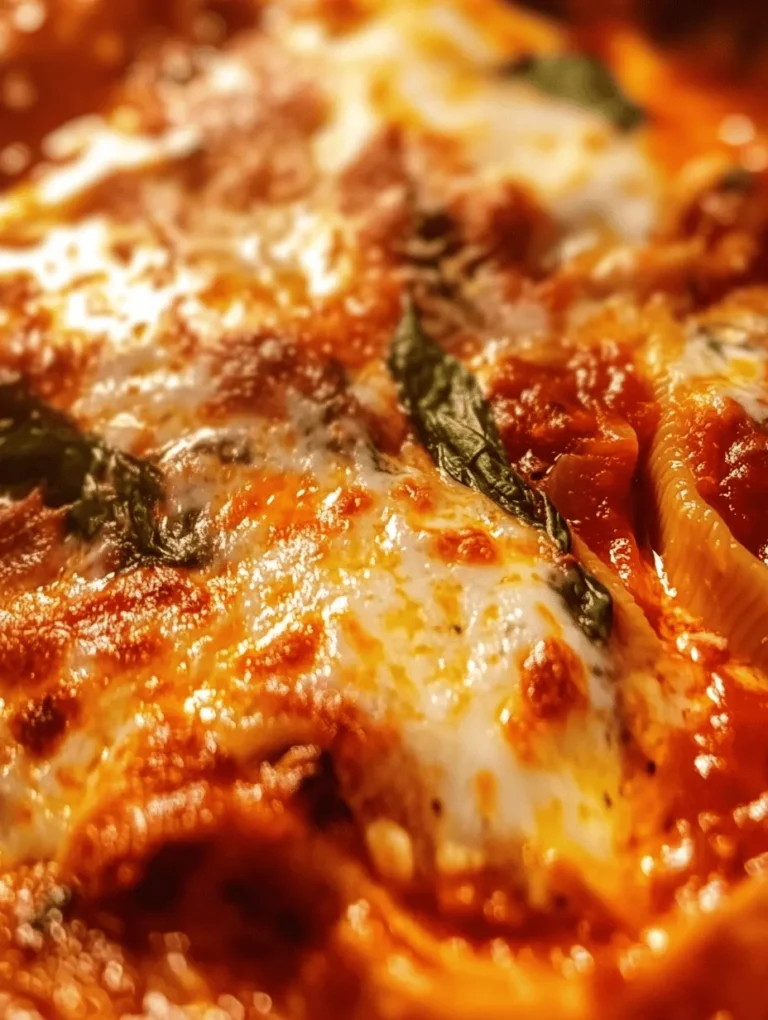 If you’re looking for a comforting and delicious meal that combines simplicity with wholesome ingredients, look no further than Easy Spinach & Ricotta Stuffed Shells. This delightful dish features large pasta shells filled with a creamy blend of ricotta cheese and fresh spinach, all topped with a rich marinara sauce and melted mozzarella. Whether you’re cooking for a family dinner, a potluck, or simply treating yourself to a cozy night in, these stuffed shells are sure to impress.