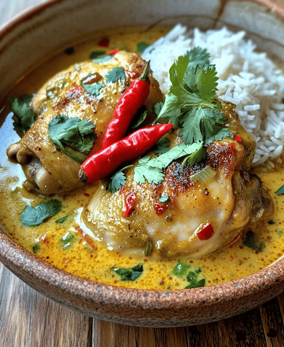 Spicy Brazilian Coconut Chicken is a dish that will take your taste buds on a journey through the heart of Brazil. This recipe combines tender chicken thighs marinated in a robust mix of spices, simmered in rich coconut milk, and infused with fresh herbs. The result is a comforting meal that is both spicy and creamy, making it a beloved choice for many.