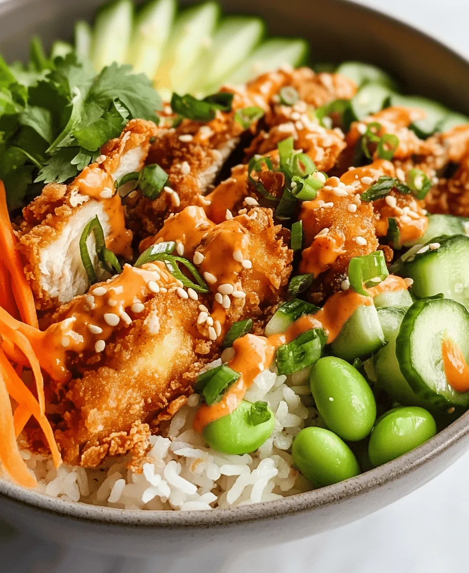 The Bang Bang Chicken Bowl is a delightful culinary creation that has gained immense popularity among food enthusiasts. This dish is a harmonious combination of juicy, crispy chicken, fluffy rice, fresh vegetables, and a rich, spicy sauce that tantalizes the taste buds. Its vibrant colors and appealing presentation make it a feast for the eyes as well as the palate. The Bang Bang Chicken Bowl stands out not only for its robust flavors and satisfying textures but also for its versatility. It can be easily adapted to cater to various dietary preferences, making it a favorite among both meat lovers and those seeking plant-based alternatives.