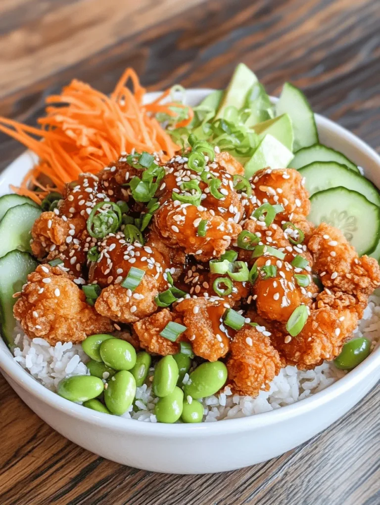 The Bang Bang Chicken Bowl is a delightful culinary creation that has gained immense popularity among food enthusiasts. This dish is a harmonious combination of juicy, crispy chicken, fluffy rice, fresh vegetables, and a rich, spicy sauce that tantalizes the taste buds. Its vibrant colors and appealing presentation make it a feast for the eyes as well as the palate. The Bang Bang Chicken Bowl stands out not only for its robust flavors and satisfying textures but also for its versatility. It can be easily adapted to cater to various dietary preferences, making it a favorite among both meat lovers and those seeking plant-based alternatives.