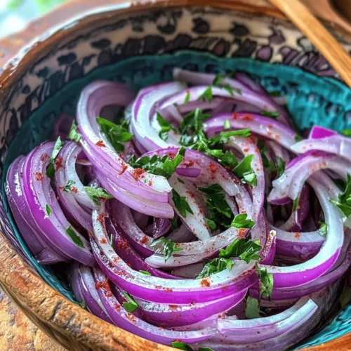In the world of cooking, the balance of flavors can elevate a simple dish into a culinary masterpiece. One such recipe that exemplifies this idea is Zesty Sumac Onions—a vibrant and tangy dish that brings a burst of flavor to any meal. Whether you're looking to brighten up a salad, enhance a sandwich, or add depth to grilled meats, these zesty onions serve as the perfect companion. Their appeal lies not only in their taste but also in their ability to transform the ordinary into the extraordinary with minimal effort.