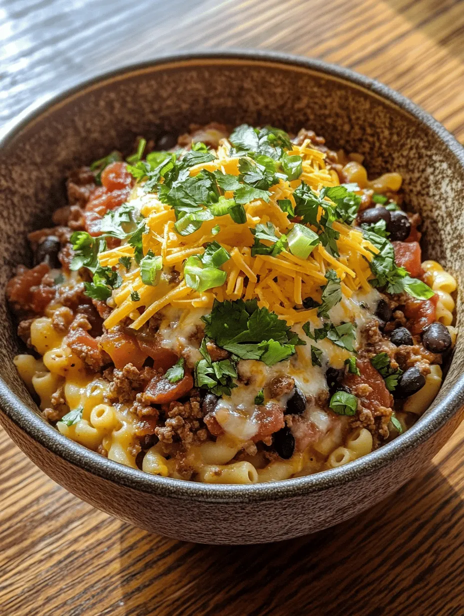 Chili Mac Delight is the ultimate comfort food that brings together the hearty flavors of chili and the comforting texture of macaroni. This delightful dish combines the zestiness of chili with the creamy, cheesy goodness of macaroni, creating a satisfying meal that is a favorite among families and food lovers alike. Its origins can be traced back to the need for a hearty, filling meal in one pot, making it a go-to option for busy weeknights or lazy weekends. Not only is it easy to prepare, but it is also packed with protein and delicious spices that make it a family favorite. Whether you’re looking for a quick weeknight dinner solution or a dish to impress guests at a gathering, this recipe promises satisfaction and warmth in every bite.