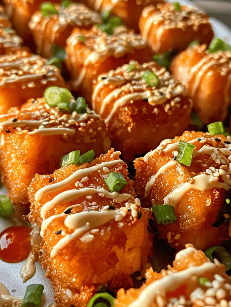 Are you looking for a delectable seafood appetizer that’s sure to impress at your next gathering? Look no further than Crispy Bang Bang Salmon Bites! These bite-sized morsels combine the rich, buttery flavor of salmon with the irresistible kick of Bang Bang sauce, creating a dish that is both flavorful and satisfying. Salmon has surged in popularity over the years, becoming a staple in many households due to its versatility and health benefits. Coupled with the rising trend of seafood appetizers, it's no surprise that this dish has become a favorite among seafood lovers.