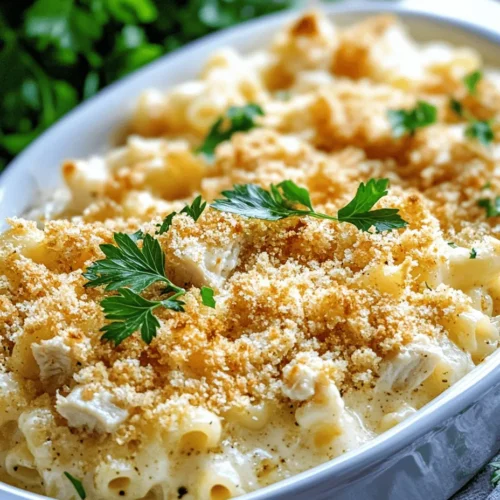If you're in search of a dish that embodies comfort, flavor, and satisfaction, look no further than the Creamy Honey Pepper Chicken Mac and Cheese Delight. This recipe stands out as a modern twist on the classic mac and cheese, infusing it with tender chicken and a hint of sweetness from honey that elevates the traditional flavors to new heights. Perfect for family dinners, potluck gatherings, or simply a cozy night in, this dish is designed to please palates of all ages—making it a staple for both busy parents and culinary enthusiasts alike.