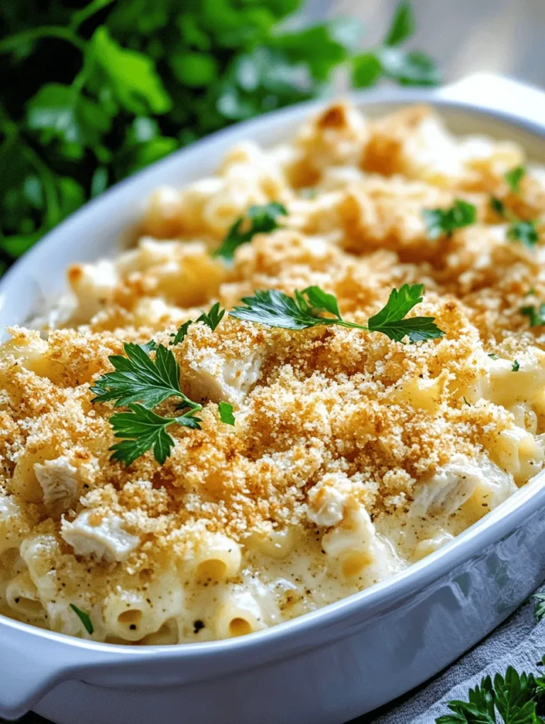 If you're in search of a dish that embodies comfort, flavor, and satisfaction, look no further than the Creamy Honey Pepper Chicken Mac and Cheese Delight. This recipe stands out as a modern twist on the classic mac and cheese, infusing it with tender chicken and a hint of sweetness from honey that elevates the traditional flavors to new heights. Perfect for family dinners, potluck gatherings, or simply a cozy night in, this dish is designed to please palates of all ages—making it a staple for both busy parents and culinary enthusiasts alike.