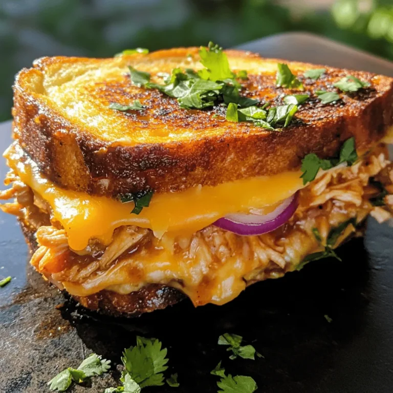 To craft the perfect BBQ Chicken Grilled Cheese, it's essential to understand the key ingredients that come together to create this culinary masterpiece. Each component contributes to the overall taste and texture of the sandwich, making it a truly satisfying meal.