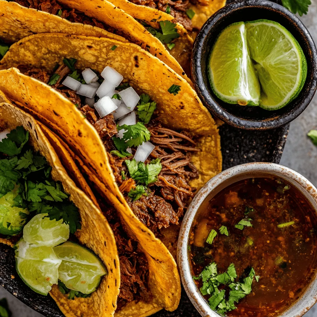 Birria tacos have taken the culinary world by storm, captivating taste buds with their rich flavors and tender meat. Originating from the heart of Mexico, this beloved dish has evolved into a favorite among food enthusiasts worldwide. Known for its savory broth and succulent filling, birria tacos are not just a meal; they are an experience, perfect for gatherings, celebrations, or simply enjoying a comforting dinner at home. As we dive into this recipe, we'll explore the importance of authenticity in birria and how traditional methods and ingredients elevate this dish to new heights.