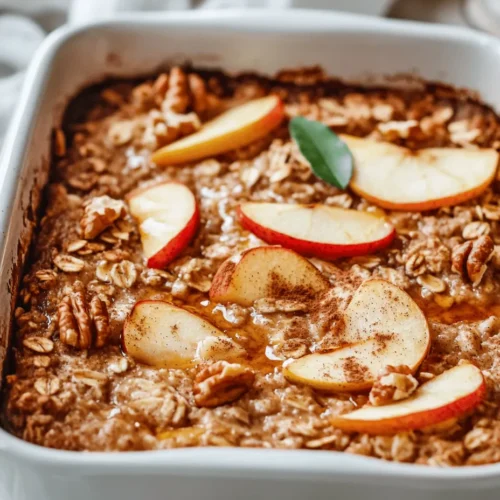 Breakfast is often touted as the most important meal of the day, and for good reason. It sets the tone for your morning, fuels your body, and can significantly impact your energy levels and mood throughout the day. As we become increasingly aware of the importance of nutrition, many are seeking options that not only taste great but also provide essential nutrients. Enter the irresistible Healthy Apple Oatmeal Breakfast Bake, a delicious and wholesome alternative that checks all the boxes for a nourishing start to your day.