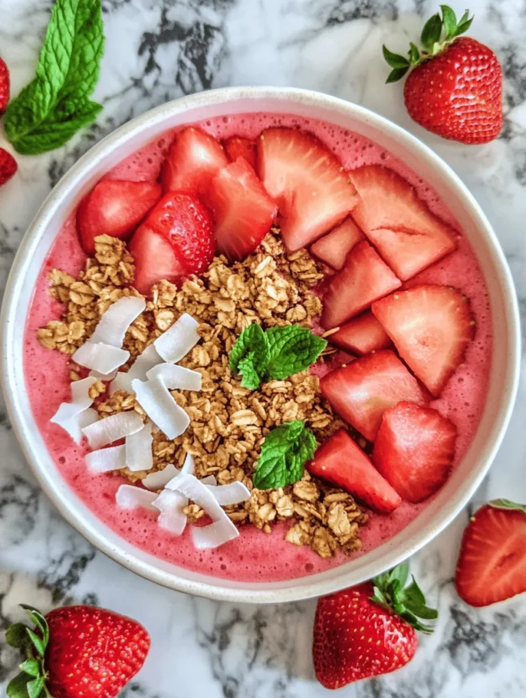 The Refreshing Watermelon and Strawberry Smoothie Bowl is not just an eye-catching dish; it’s a deliciously nutritious way to start your day or refuel after a workout. Bursting with the natural sweetness of fruits and hydrating properties, this smoothie bowl is perfect for warm days or any time you crave a refreshing treat. The vibrant colors and inviting textures make it not only a treat for the palate but also a feast for the eyes. This article will provide a comprehensive guide to crafting the perfect smoothie bowl, including the benefits of the ingredients, step-by-step instructions, and creative ways to customize your bowl.
