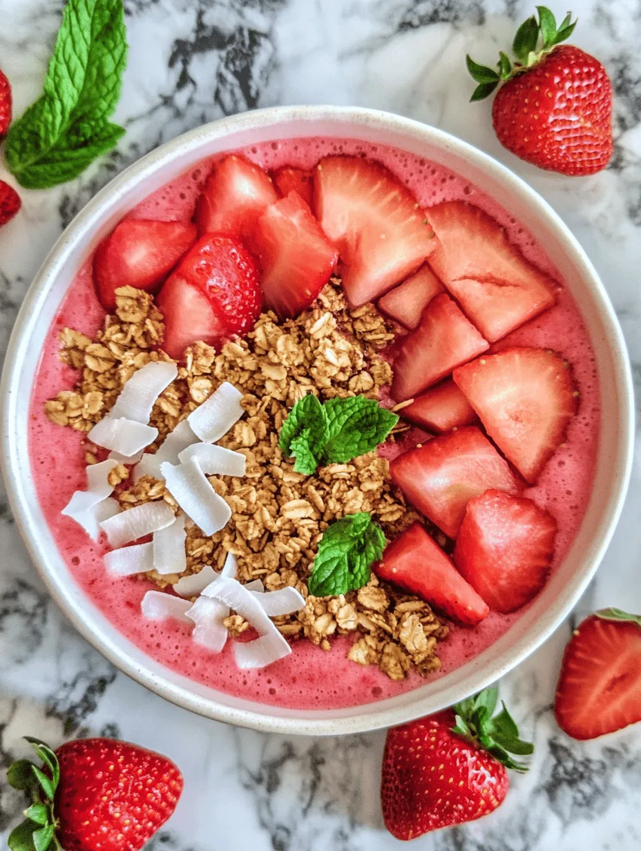 The Refreshing Watermelon and Strawberry Smoothie Bowl is not just an eye-catching dish; it’s a deliciously nutritious way to start your day or refuel after a workout. Bursting with the natural sweetness of fruits and hydrating properties, this smoothie bowl is perfect for warm days or any time you crave a refreshing treat. The vibrant colors and inviting textures make it not only a treat for the palate but also a feast for the eyes. This article will provide a comprehensive guide to crafting the perfect smoothie bowl, including the benefits of the ingredients, step-by-step instructions, and creative ways to customize your bowl.