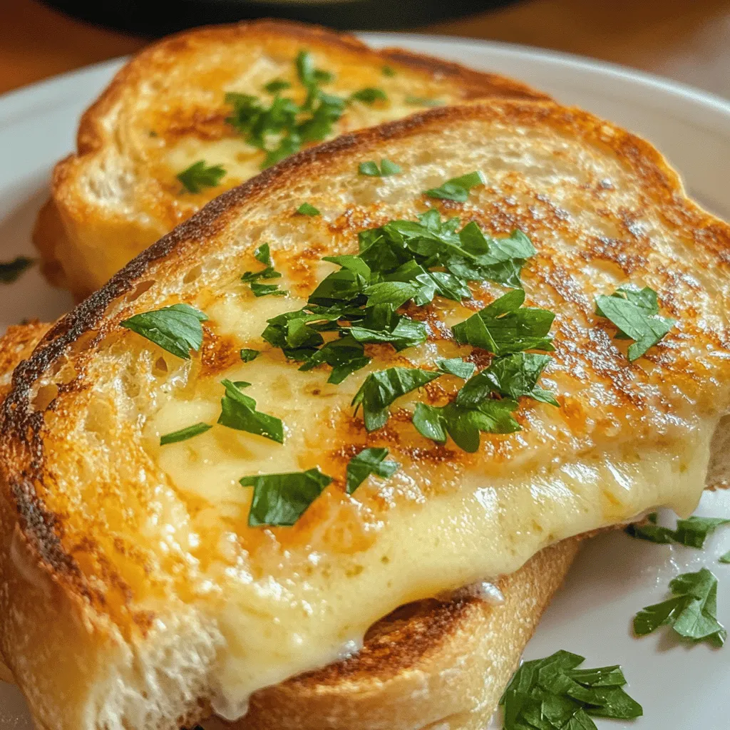 To create the perfect Garlic Bread Grilled Cheese, it’s essential to understand the role of each ingredient and how they contribute to the dish's overall flavor and texture.