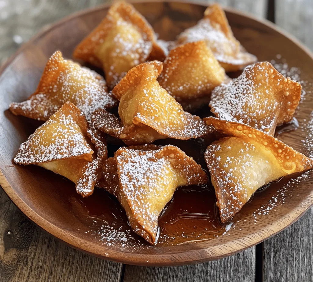 Wontons, those delightful little pockets of joy, have graced tables around the world for centuries, often filling our taste buds with their savory goodness. While traditionally associated with savory dishes, wontons have evolved to include a sweet variant that has captured the hearts of dessert lovers everywhere. Among these, sweet cream cheese wontons stand out as a delicious treat, perfectly blending the creamy richness of cream cheese with a hint of sweetness, making them an ideal dessert option for any occasion.
