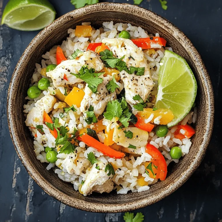 The Coconut Chicken Rice Bowl is a delightful fusion of flavors and textures that brings the warmth of tropical cuisine to your dining table. This dish is not only easy to prepare but also offers a nutritious meal option for families and individuals alike. With the creamy richness of coconut milk, the vibrant colors of fresh vegetables, and the comforting taste of jasmine rice, this recipe is sure to become a favorite.