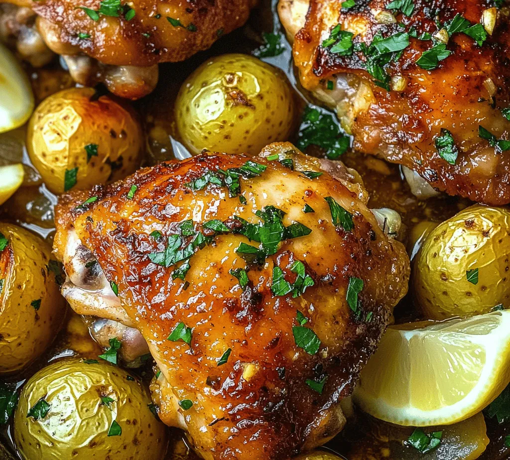 If you’re searching for a quick, hearty meal that the whole family will love, look no further than Garlic Butter Chicken and Potatoes Skillet. This delicious dish combines tender chicken thighs with perfectly roasted baby potatoes, all enveloped in a rich, aromatic garlic butter sauce. It’s the kind of comfort food that warms the soul, making it an ideal choice for busy weeknights when you want something satisfying but don’t have hours to spend in the kitchen.