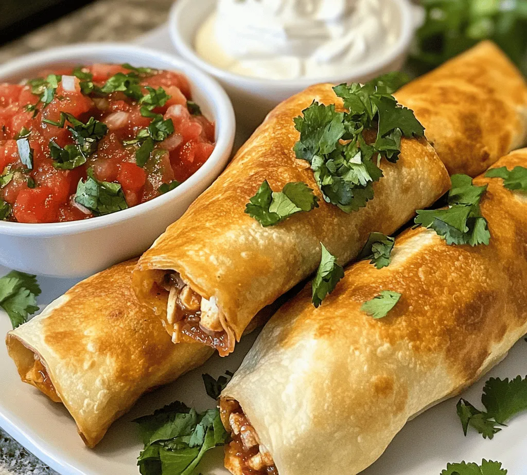 Chimichangas, a delightful staple of Mexican cuisine, have captured the hearts and appetites of food lovers around the world. These crunchy, deep-fried burritos offer a satisfying contrast of textures and flavors, making them a hit in both casual dining and festive gatherings. The Crunchy Chicken Chimichangas recipe, in particular, serves as an excellent introduction to this beloved dish, providing a comforting meal that is easily prepared at home. With crispy, golden exteriors that encase a savory filling of shredded chicken, refried beans, and cheese, these chimichangas promise to delight your taste buds while being simple enough for even novice cooks to master.